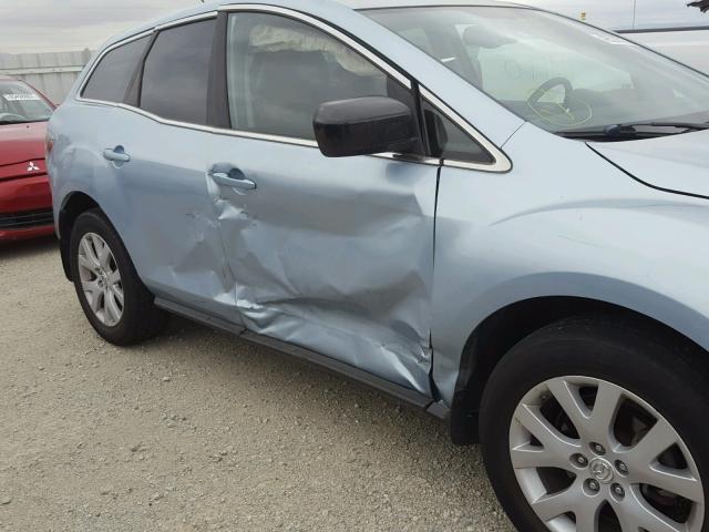 JM3ER293370120168 - 2007 MAZDA CX-7 BLUE photo 9