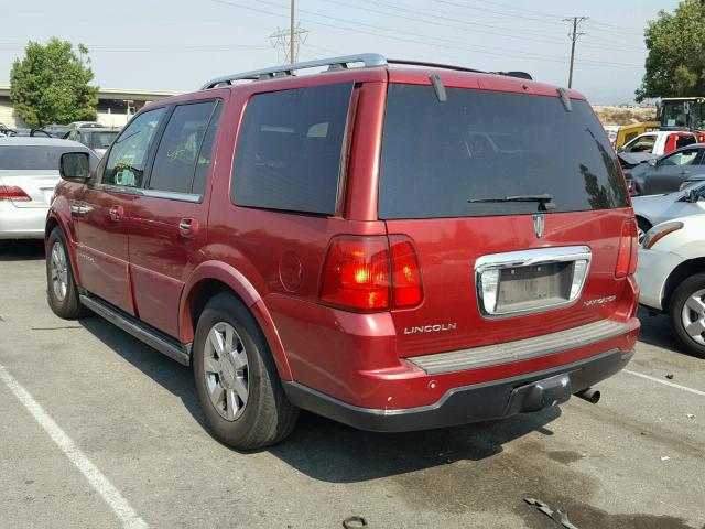 5LMFU27555LJ17972 - 2005 LINCOLN NAVIGATOR 红色 照片 3