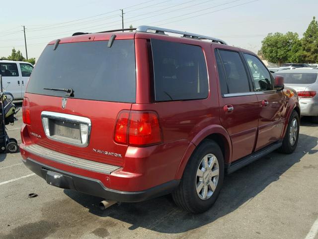 5LMFU27555LJ17972 - 2005 LINCOLN NAVIGATOR 红色 照片 4