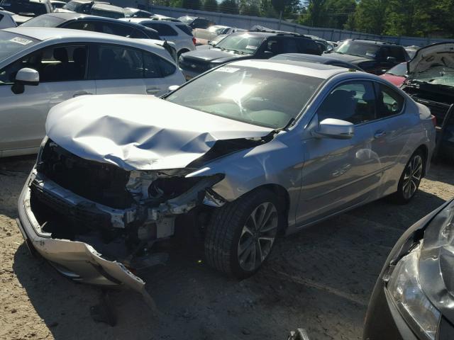 1HGCT2B87DA006690 - 2013 HONDA ACCORD EXL SILVER photo 2