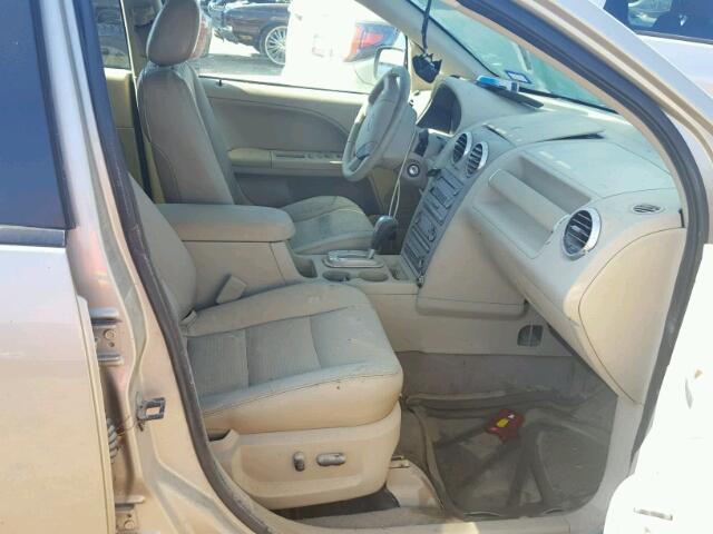 1FMZK02105GA04177 - 2005 FORD FREESTYLE TAN photo 5