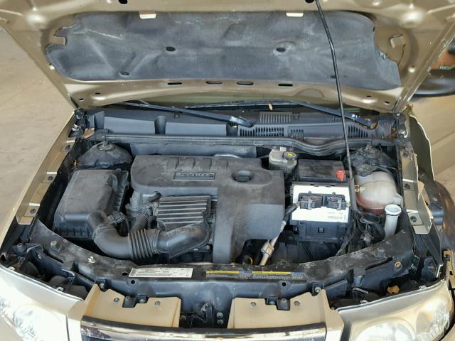 1G8AZ52F65Z146473 - 2005 SATURN ION LEVEL GOLD photo 7