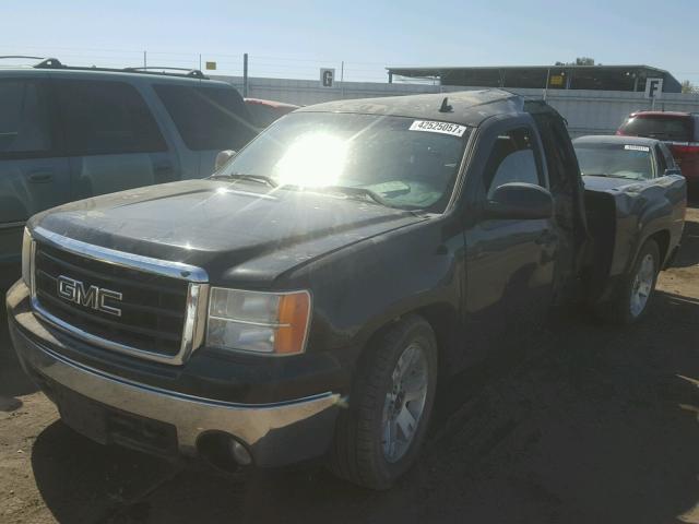 2GTEC13C971587094 - 2007 GMC NEW SIERRA BLACK photo 2