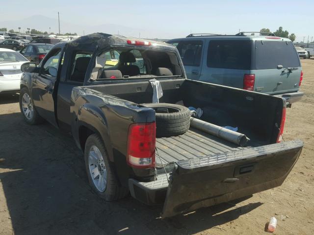 2GTEC13C971587094 - 2007 GMC NEW SIERRA BLACK photo 3