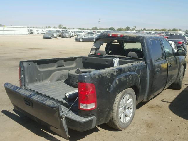 2GTEC13C971587094 - 2007 GMC NEW SIERRA BLACK photo 4