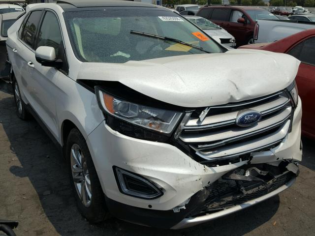 2FMPK3J93GBB82837 - 2016 FORD EDGE SEL WHITE photo 1