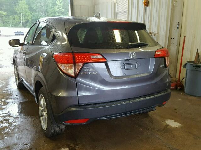 3CZRU6H53GM725575 - 2016 HONDA HR-V EX GRAY photo 3