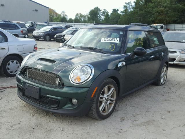 WMWZG3C54BTY35206 - 2011 MINI COOPER S C GREEN photo 2