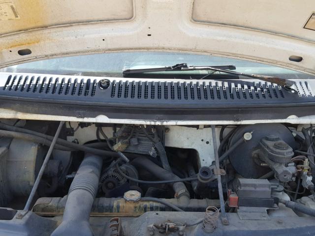 2B7HB21Y0SK534033 - 1995 DODGE RAM VAN B2 WHITE photo 7