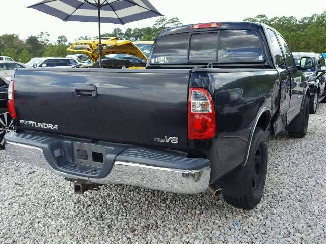 5TBRT34116S475030 - 2006 TOYOTA TUNDRA BLACK photo 4