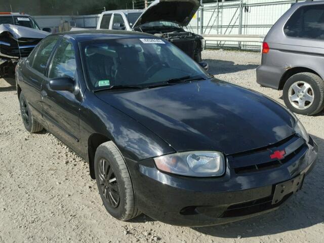 1G1JC52F447171009 - 2004 CHEVROLET CAVALIER BLACK photo 1