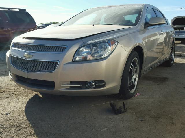 1G1ZK57779F254793 - 2009 CHEVROLET MALIBU TAN photo 2