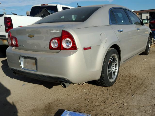 1G1ZK57779F254793 - 2009 CHEVROLET MALIBU TAN photo 4