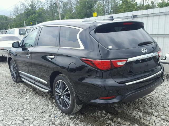 5N1DL0MN2HC541670 - 2017 INFINITI QX60 BLACK photo 3