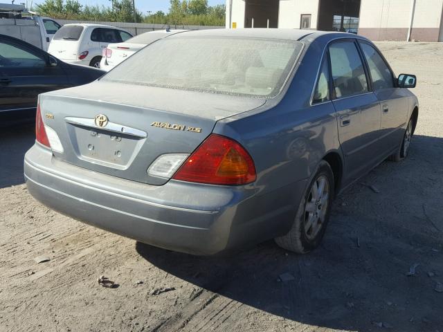 4T1BF28B21U117920 - 2001 TOYOTA AVALON GREEN photo 4