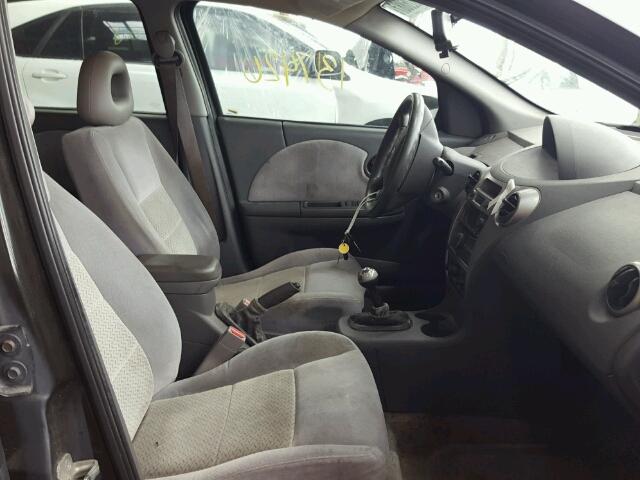 1G8AK55F36Z113075 - 2006 SATURN ION LEVEL CHARCOAL photo 5