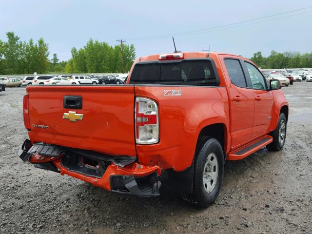 1GCGTDE3XG1269630 - 2016 CHEVROLET COLORADO Z ORANGE photo 4