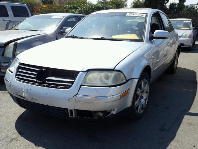 WVWRH63B33P397621 - 2003 VOLKSWAGEN PASSAT GLX SILVER photo 2