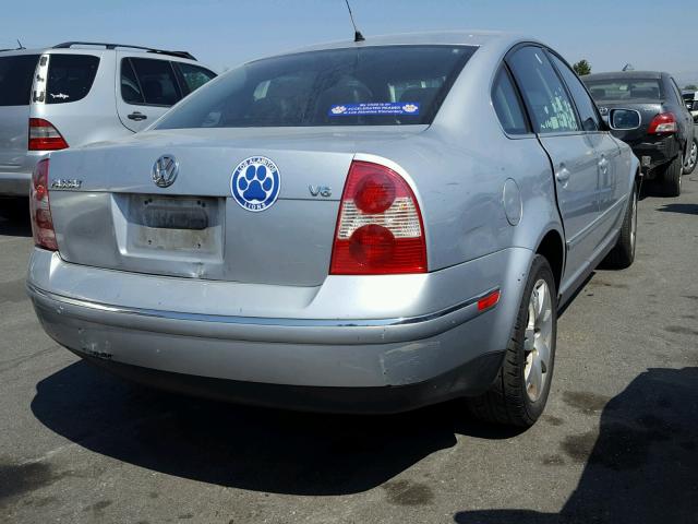 WVWRH63B33P397621 - 2003 VOLKSWAGEN PASSAT GLX SILVER photo 4