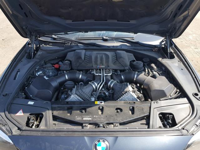 WBSFV9C5XED593737 - 2014 BMW M5 GRAY photo 7
