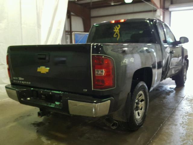 1GCSKSEA6AZ123895 - 2010 CHEVROLET SILVERADO BLACK photo 4