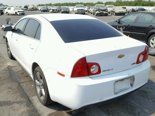 1G1ZC5EU2BF380751 - 2011 CHEVROLET MALIBU 1LT თეთრი ფოტო 3
