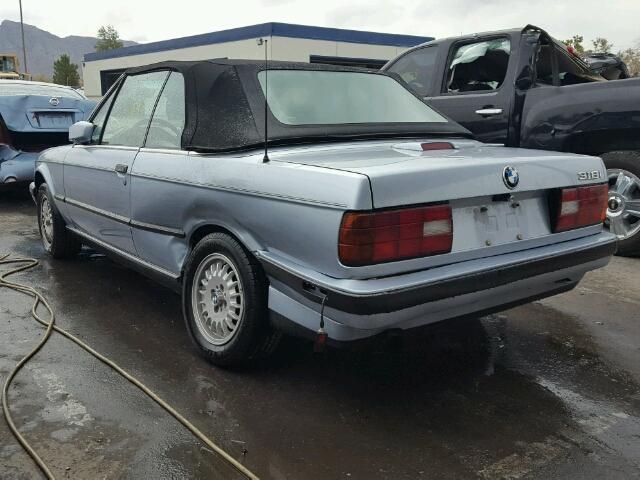 WBABA7312NEJ12941 - 1992 BMW 318 I BLUE photo 3