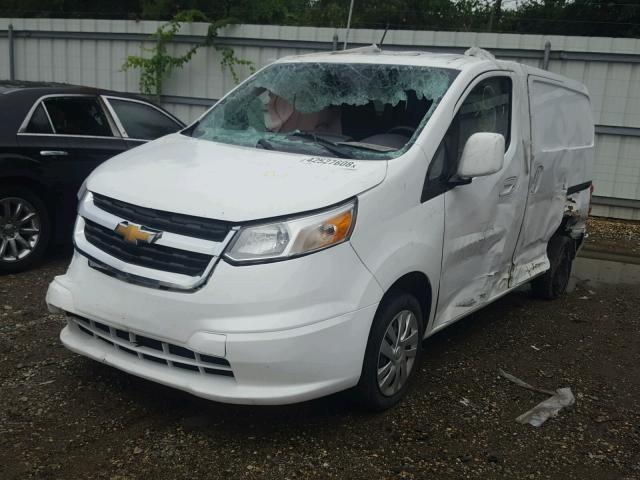 3N63M0YN9FK712054 - 2015 CHEVROLET CITY EXPRE WHITE photo 2