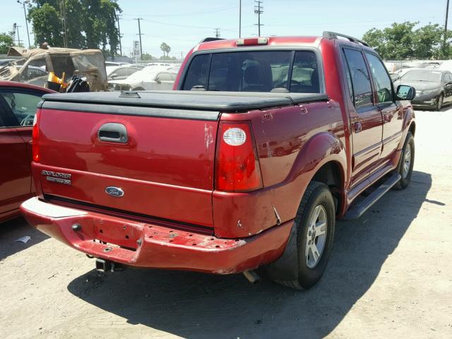 1FMDU77K65UB02341 - 2005 FORD EXPLORER S RED photo 4