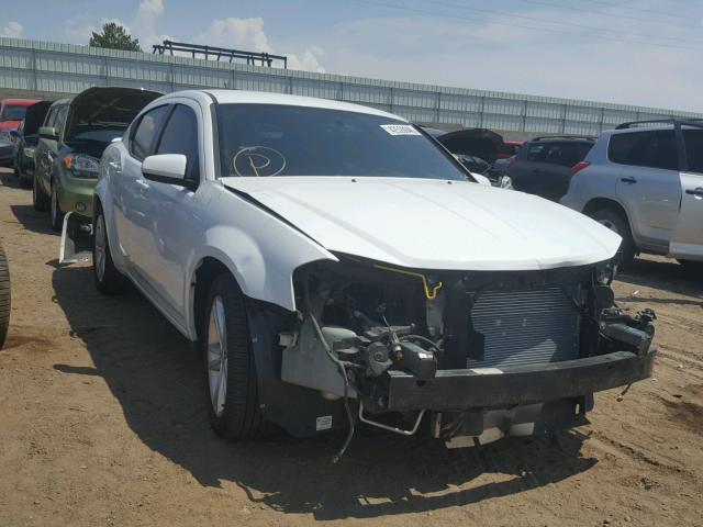 1B3BD1FG8BN621906 - 2011 DODGE AVENGER MA WHITE photo 1