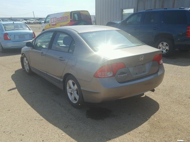 1HGFA16978L028506 - 2008 HONDA CIVIC EXL 灰色 照片 3