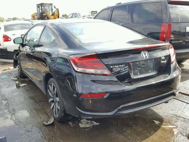 2HGFG3B05FH518955 - 2015 HONDA CIVIC EXL Қара фото 3