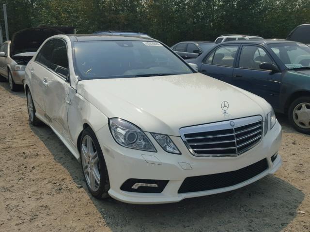 WDDHF8HB2AA254767 - 2010 MERCEDES-BENZ E 350 4MAT WHITE photo 1