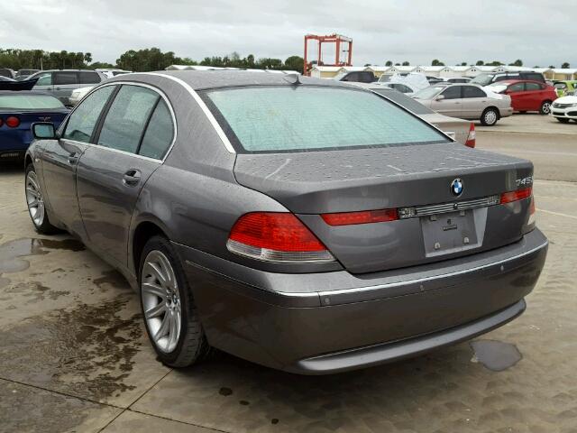 WBAGN634X3DR11335 - 2003 BMW 745 LI CHARCOAL photo 3