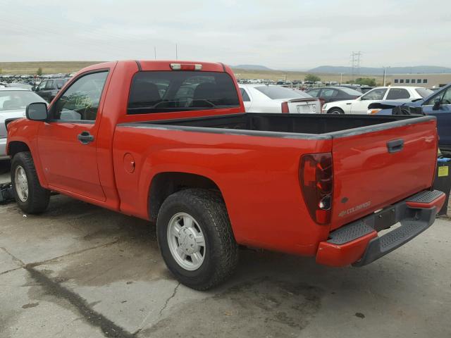 1GCCS148X68142444 - 2006 CHEVROLET COLORADO RED photo 3