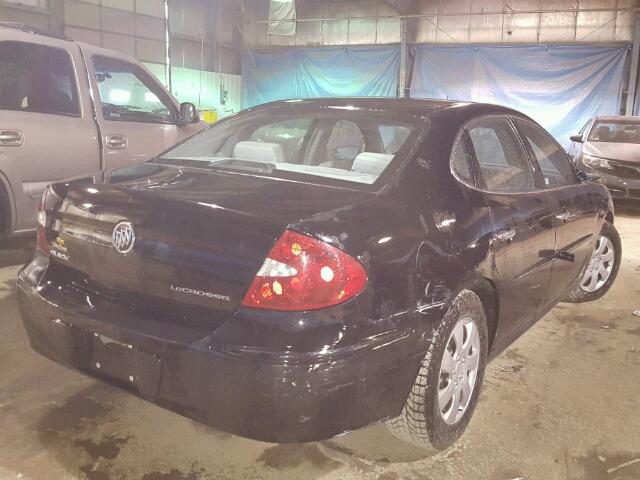 2G4WC532751224966 - 2005 BUICK LACROSSE C BLACK photo 4