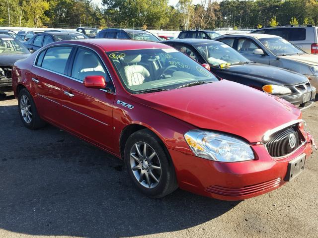 1G4HD57207U162219 - 2007 BUICK LUCERNE RED photo 1