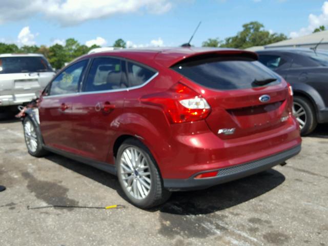 1FADP3N28EL298317 - 2014 FORD FOCUS TITA RED photo 3