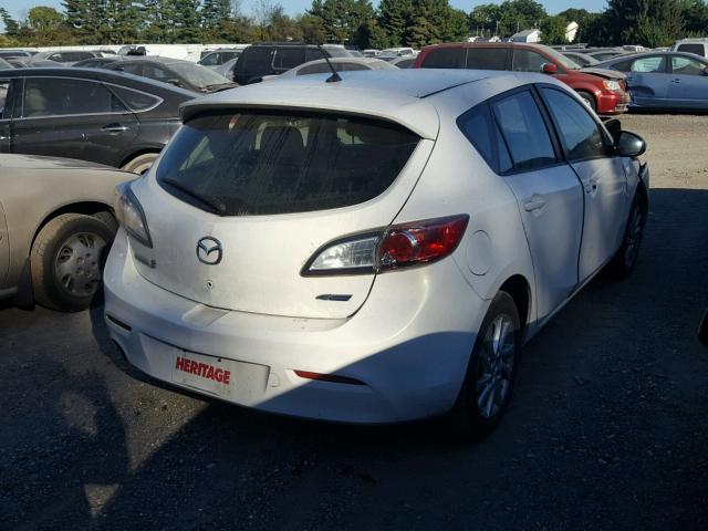 JM1BL1L88C1660812 - 2012 MAZDA 3 I WHITE photo 4