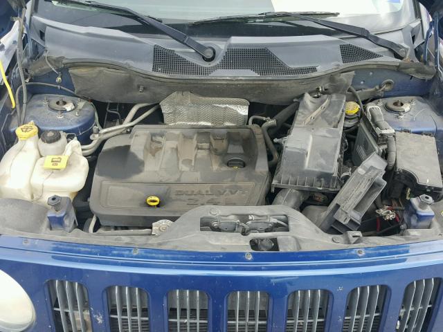 1J8FT28B59D113900 - 2009 JEEP PATRIOT SP BLUE photo 7