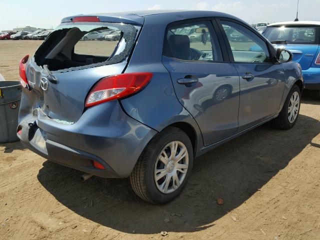 JM1DE1KY5E0183687 - 2014 MAZDA MAZDA2 SPO GRAY photo 4