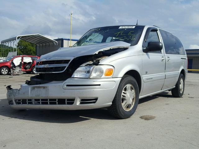 1GNDX13E72D175066 - 2002 CHEVROLET VENTURE LU GRAY photo 2