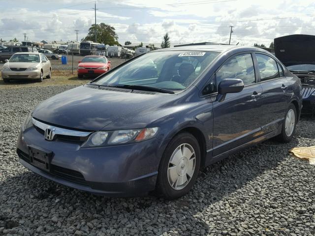 JHMFA36256S029006 - 2006 HONDA CIVIC BLUE photo 2