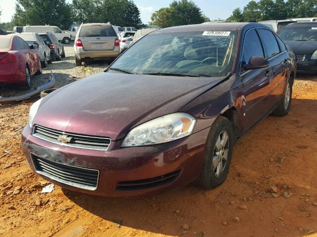 2G1WB58K979180160 - 2007 CHEVROLET IMPALA LS MAROON photo 2