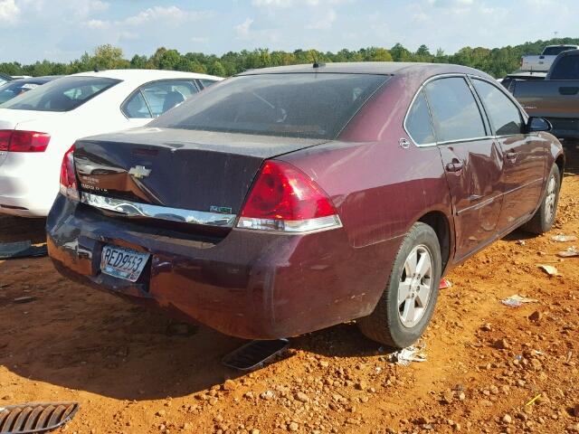 2G1WB58K979180160 - 2007 CHEVROLET IMPALA LS MAROON photo 4