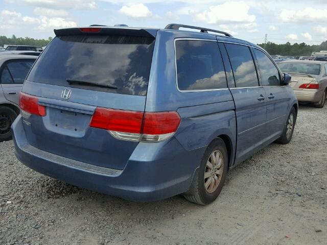 5FNRL3H72AB024319 - 2010 HONDA ODYSSEY BLUE photo 4