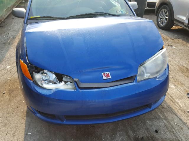 1G8AN12F84Z222181 - 2004 SATURN ION LEVEL BLUE photo 9