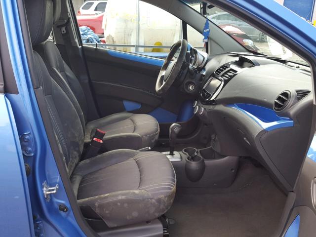 KL8CD6S9XFC740445 - 2015 CHEVROLET SPARK 1LT BLUE photo 5