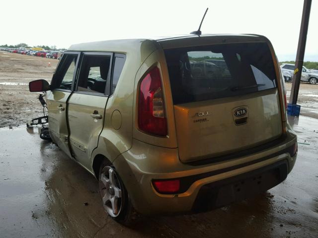 KNDJT2A58C7399415 - 2012 KIA SOUL GREEN photo 3