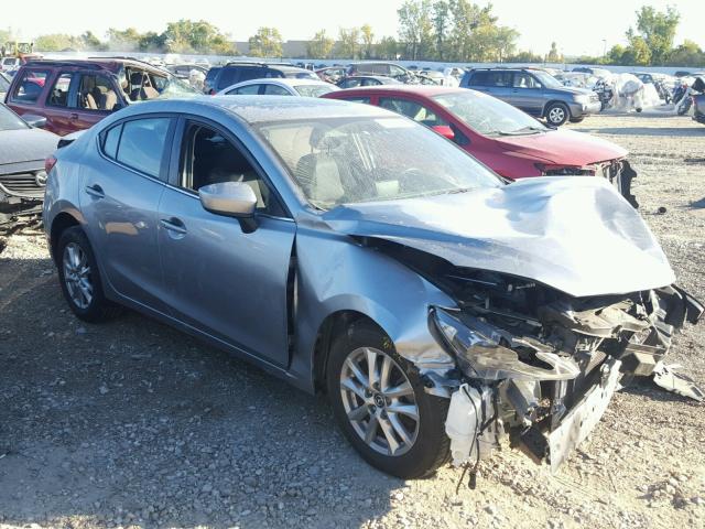 JM1BM1V75E1156013 - 2014 MAZDA 3 GRAY photo 1